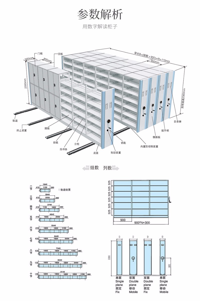 智能密集架参数解析